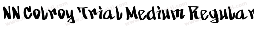 NN Colroy Trial Medium Regular字体转换